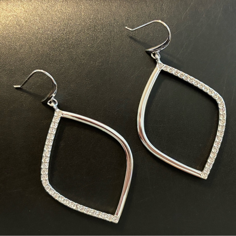 Touchstone by Swarovski Dangle Shiny Earrings - Picture 5 of 9